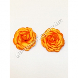  Textil virágdísz 5 cm Narancs Kézműves kellék