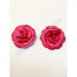  Textil virágdísz 8 cm Pink Kézműves kellék