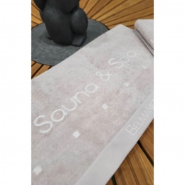  Belmanetti Sauna Towel 707 Crystal Grey szauna Szauna és wellness törölköző