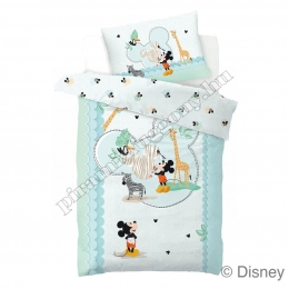  Disney Mickey állatos Mesemintás ágyneműhuzat Gyerekeknek