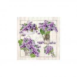  Purple Bouquets Szalvéta