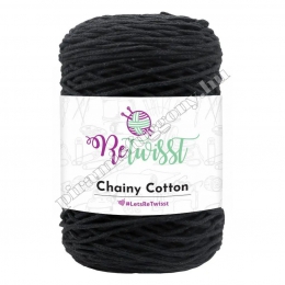  Chainy Cotton Fekete Kötőfonal