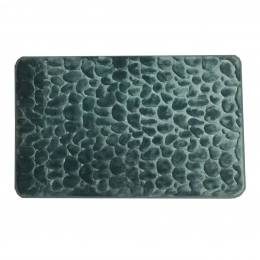  Zöld kőmintás 1 részes Textil fürdőszoba szőnyeg