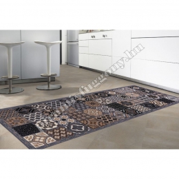  Mozaik szürke-drapp mosható Konyha szőnyeg