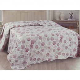  Rózsaszín kör mintás ágytakaró Kész ágytakaró