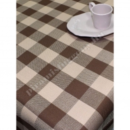  Sörlux t – Barna-drapp Teflonos asztalterítő anyag