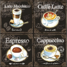  Types of coffee Szalvéta